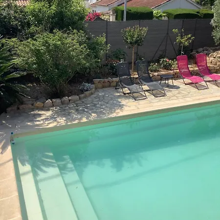 Chambres D'Hotes Piscine Et Climatisation-Rez-De-Jardin, Plage A Pieds 招待所